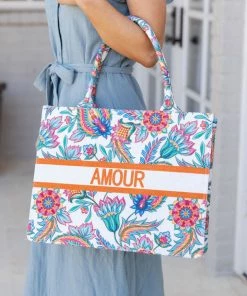 ICCO Accessories Amour Tropical Tote- Orange