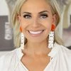 BMR Designs Grad Gifts HOOK'EM HORNS Earrings