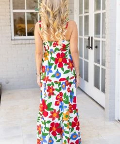 Skies Are Blue Dresses Lucy Dress- White