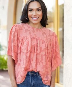 En Creme Gordana Top- Orange