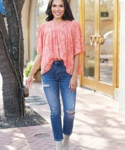 En Creme Gordana Top- Orange