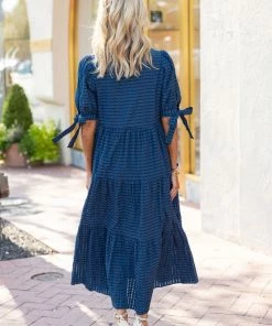 English Factory Lexi Dress- Navy