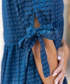 English Factory Lexi Dress- Navy