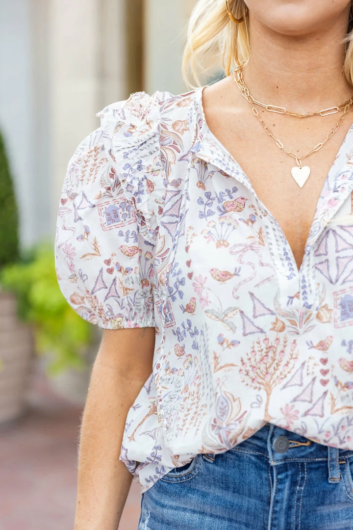 Olivaceous Brooklyn Top Tops