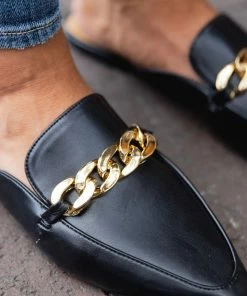 Qupid Jenna Mule- Black Accessories