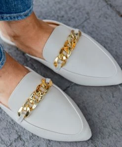 Qupid Accessories Jenna Mule- Taupe