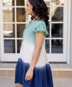 THML Letty Dress- Mint