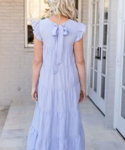 English Factory Dresses Lara Dress- Blue