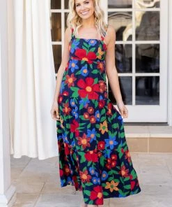 Skies Are Blue Dresses Lucy Dress- Navy