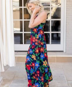 Skies Are Blue Dresses Lucy Dress- Navy