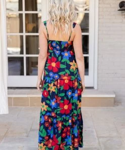 Skies Are Blue Dresses Lucy Dress- Navy