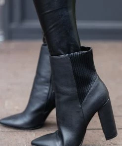 Let's See Style Accessories Veronica Booties- Black