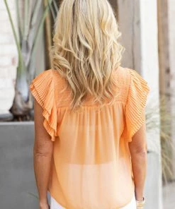 Abby Top- Orange By BB Dakota Tops