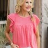 Abby Top- Pink By BB Dakota Tops