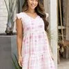 SOLUTION Ayla Dress- Pink Dresses