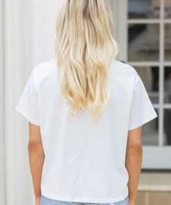 Queen Of Sparkles Tops Fringe Boots Tee- Pink/Red