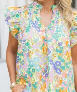 Layla Top- Coral Reef- Crosby By Mollie Burch
