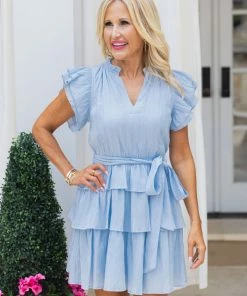 Fate Anastasia Dress- Blue Dresses