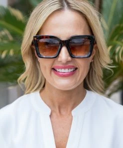 * Accessories Nicolette Sunglasses- Tortoise