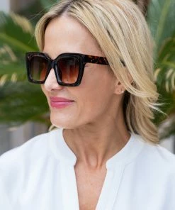 * Accessories Nicolette Sunglasses- Tortoise