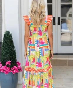 Summer Of Color Wren Dress- Harbor Island- Crosby By Mollie Burch