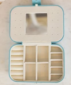 Modern+Chic Harlow Jewlery Case- Turquoise