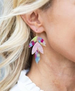 Fame Kelsey Earrings- Multi Summer Of Color