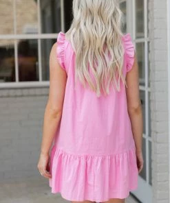 &Merci Brooklyn Dress- Light Pink Dresses