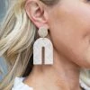 Illord Accessories Jolie Arch Earrings- Gold
