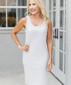 Cherish Dresses Brandi Dress- Sand