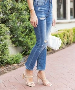 Risen Bottoms Margot Jeans- Dark Wash