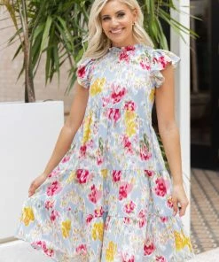 PINCH Christine Dress- Light Blue Dresses