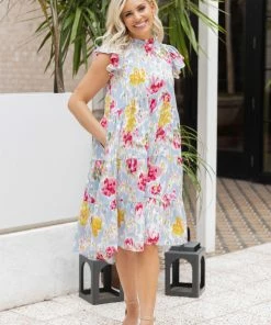 PINCH Christine Dress- Light Blue Dresses