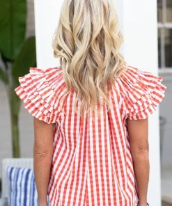 Buddy Love Tops Mickie Top- Red