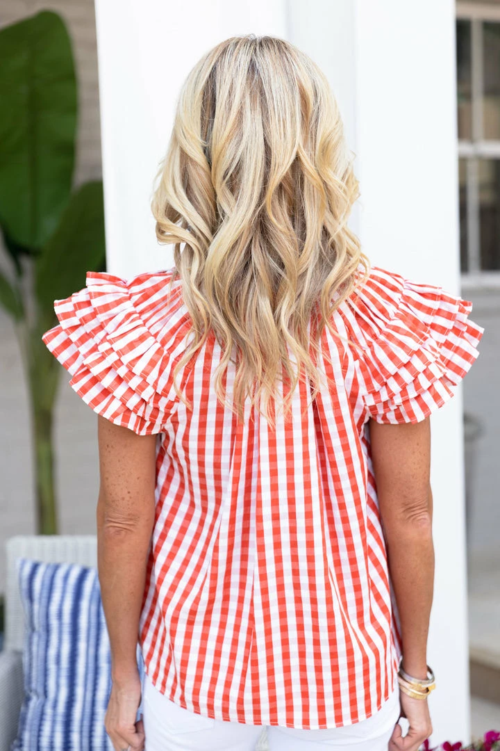 Buddy Love Tops Mickie Top- Red