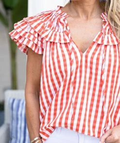 Buddy Love Tops Mickie Top- Red