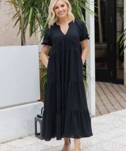 &Merci Marianne Dress- Black Dresses