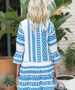 THML Catalina Dress- Blue Dresses