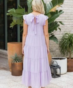 English Factory Dresses Lara Dress- Lilac