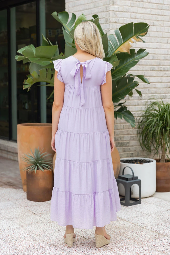 English Factory Dresses Lara Dress- Lilac