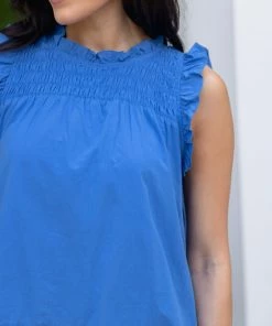 &Merci Dresses Brooklyn Dress- Blue