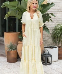 &Merci Marianne Dress- Yellow