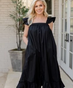 Mable Jessica Dress- Black Dresses