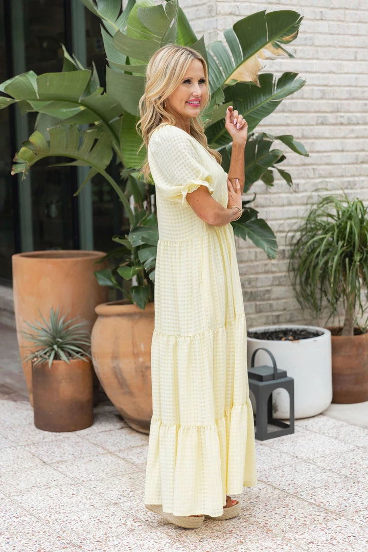 &Merci Marianne Dress- Yellow