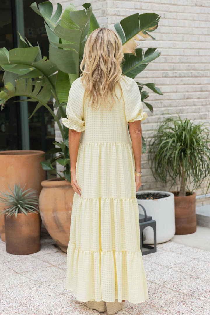 &Merci Marianne Dress- Yellow