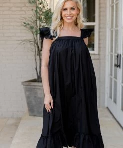 Mable Jessica Dress- Black Dresses