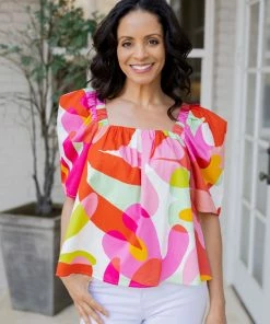 Tops Loree Top- Crosby By Mollie Burch