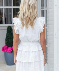 Fate Anastasia Dress- White