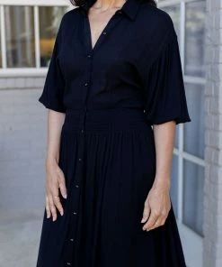 Dresses Eliza Dress- Black By Z Supply