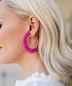 Fame Betsy Hoop Earrings